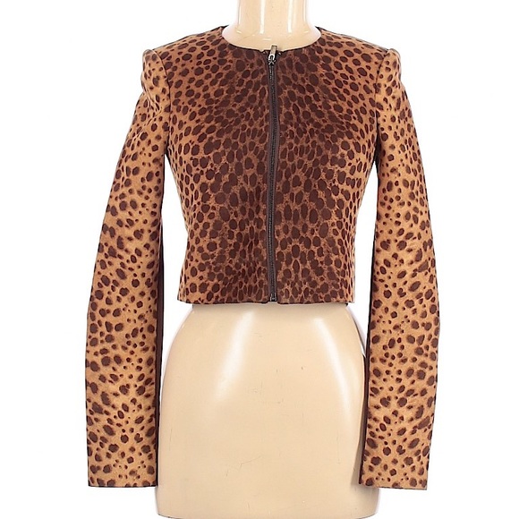 BCBGMAXAZRIA Animal Print Jacket - Picture 3 of 6